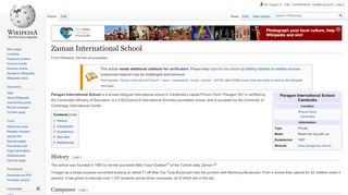 
                            6. Zaman International School - Wikipedia