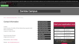
                            5. Zambia Campus | Unicaf University