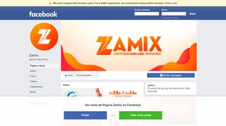 
                            3. Zamix - Página inicial | Facebook
