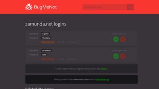 
                            10. zamunda.net passwords - BugMeNot