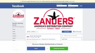 
                            7. Zanders Sporting Goods - Outdoor and sporting goods company ...