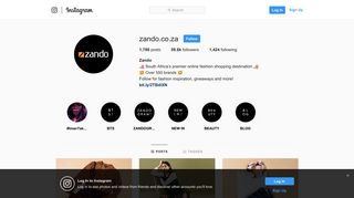 
                            11. Zando (@zando.co.za) • Instagram photos and videos