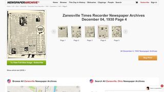 
                            5. Zanesville Times Recorder Archives, Dec 4, 1930, p. 4