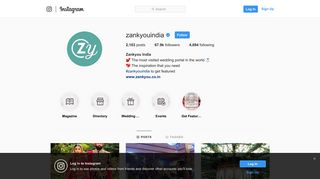 
                            8. Zankyou India (@zankyouindia) • Instagram photos and videos
