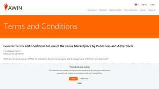 
                            3. zanox marketplace Terms and Conditions - Awin