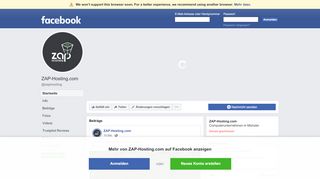 
                            6. ZAP-Hosting.com - Startseite | Facebook