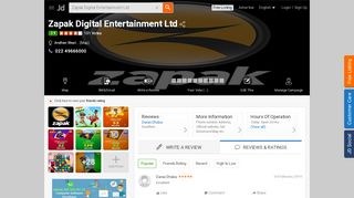 
                            6. Zapak Digital Entertainment Ltd, Andheri West - Zapak.com ...