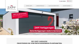 
                            6. ZAPF Fertiggaragen :: Vertrauen Sie Fertiggaragen Qualität aus ...