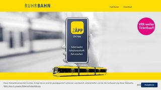 
                            4. ZÄPP - Die neue Ruhrbahn-App für Bus und Bahn!