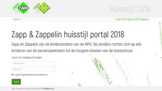 
                            7. Zapp & Zappelin huisstijl 2018 | Login