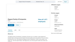 
                            13. Zappos Family of Companies | LinkedIn