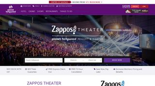 
                            5. Zappos Theater - Planet Hollywood Las Vegas Resort & Casino