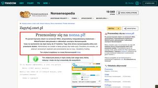 
                            9. Zapytaj.onet.pl | Nonsensopedia | FANDOM powered by Wikia