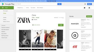 
                            9. Zara - Apps on Google Play