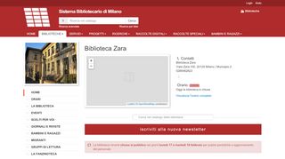 
                            8. Zara » Sistema Bibliotecario di Milano