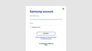 
                            2. Zarejestruj się - Samsung Account