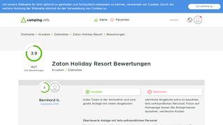 
                            6. Zaton Holiday Resort - Bewertung - Camping.info