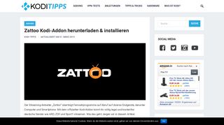 
                            3. Zattoo Kodi-Addon herunterladen & installieren – Kodi-Tipps.de