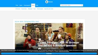 
                            9. Zattoo kündigen: Im Browser und bei iOS & Android · KINO.de