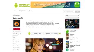 
                            7. Zattoo Live TV APK Cracked Free Download | Cracked Android Apps ...