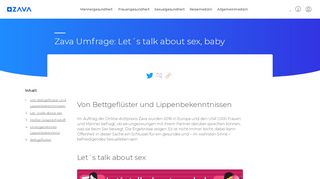 
                            7. Zava-Umfrage: Bettgeflüster - Let´s talk about sex, baby | Zava - DrEd