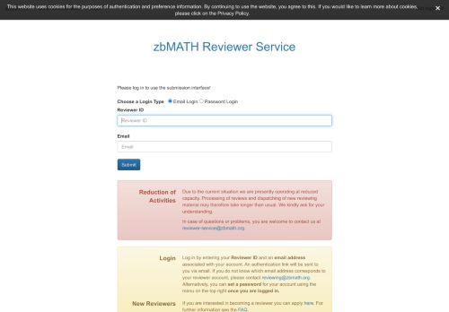 
                            1. zbMATH - Reviewer Service