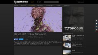 
                            11. ZBrush 4R7 Feature Nanomesh - Evermotion