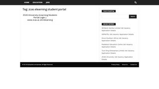 
                            10. zcas elearning student portal Archives - Eduloaded ZM