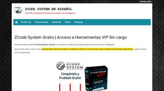 
                            11. ZCode System Gratis | Acceso VIP Sin cargo