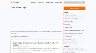 
                            9. Zcode System Login