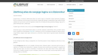 
                            2. Zdefiniuj alias do swojego loginu w e-Dzienniku! || Librus.pl
