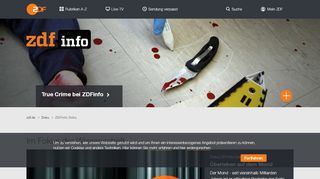 
                            3. ZDFinfo - ZDFmediathek