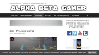 
                            5. Zeal – Pre-Alpha Sign Up | Alpha Beta Gamer