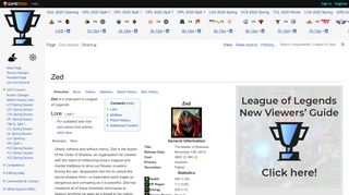 
                            12. Zed - Leaguepedia | League of Legends Esports Wiki