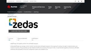 
                            12. zedas®cargo - Red Hat Certified Software - Red Hat Customer Portal