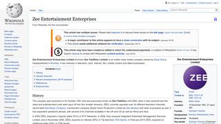
                            4. Zee Entertainment Enterprises - Wikipedia