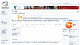 
                            11. Zee TV - Wikipedia