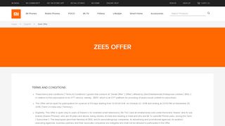 
                            11. Zee5 Offer - Mi India
