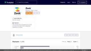 
                            13. Zeek Reviews | Read Customer Service Reviews of www ...