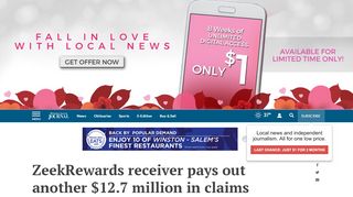 
                            13. ZeekRewards receiver pays out another $12.7 million in claims | Local ...