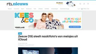 
                            12. Zeeuw (19) steelt naaktfoto's van meisjes uit iCloud | RTL Nieuws