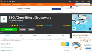 
                            9. ZEG / Zero-Effort-Groupware download | SourceForge.net