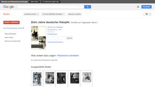 
                            12. Zehn Jahre deutscher Kämpfe: Schriften zur Tagespolitik - Google Books-Ergebnisseite