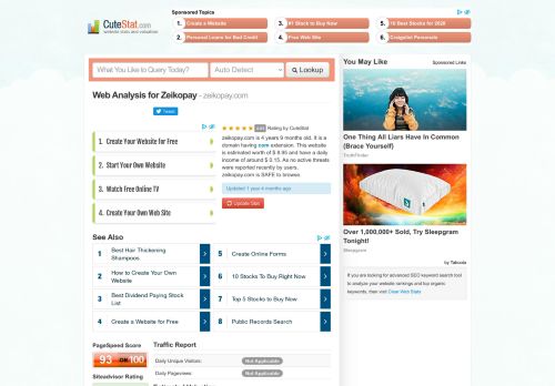 
                            1. Zeikopay Web Analysis - Zeikopay.com