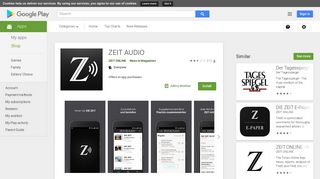 
                            6. ZEIT AUDIO – Apps bei Google Play