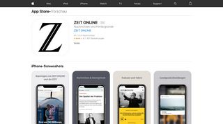 
                            8. ZEIT ONLINE im App Store - iTunes - Apple