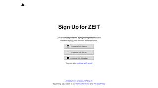 
                            8. ZEIT – Sign Up