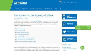 
                            5. Zeit sparen mit der Agentur-Toolbox - Mittwald