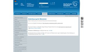 
                            4. Zeiterfassung für Mitarbeiter - Hochschule Kempten