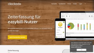 
                            12. Zeiterfassung mit easybill und clockodo